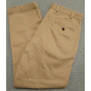 Brooks Brothers 346 Advantage Chino Clark Men's 35X30 (34.5x30) Pants Khaki Tan